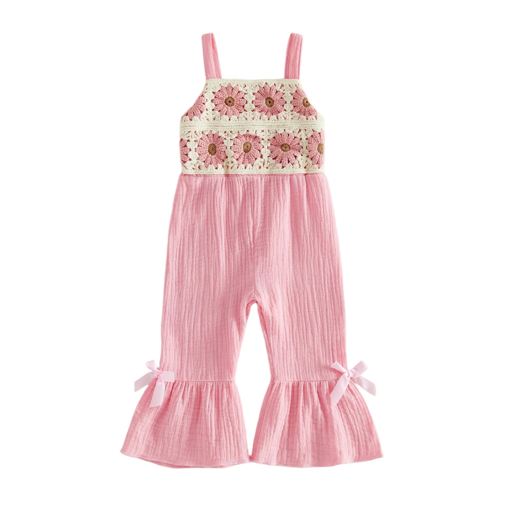 Crochet Bodice Jumpsuit