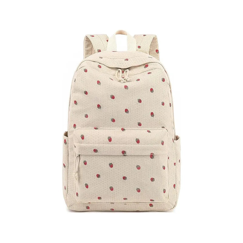 Personalised Corduroy Patterned Backpacks