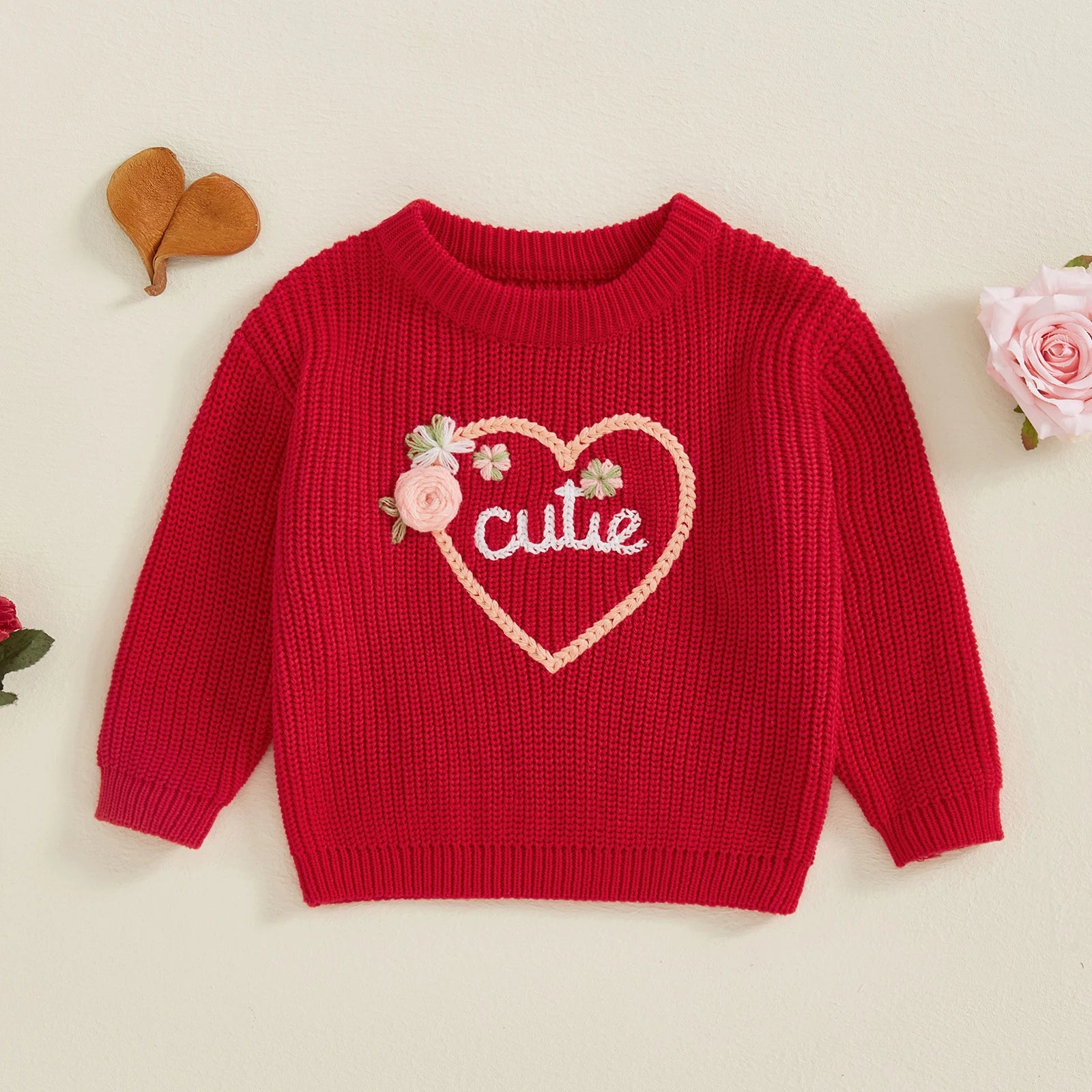 Cutie Embroidery Pullover