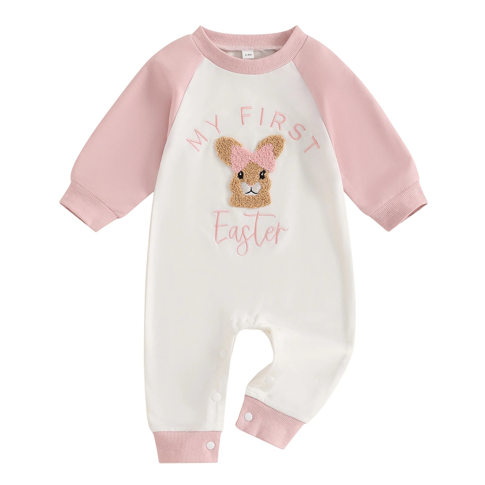 My First Easter Bunny Embroidery Romper