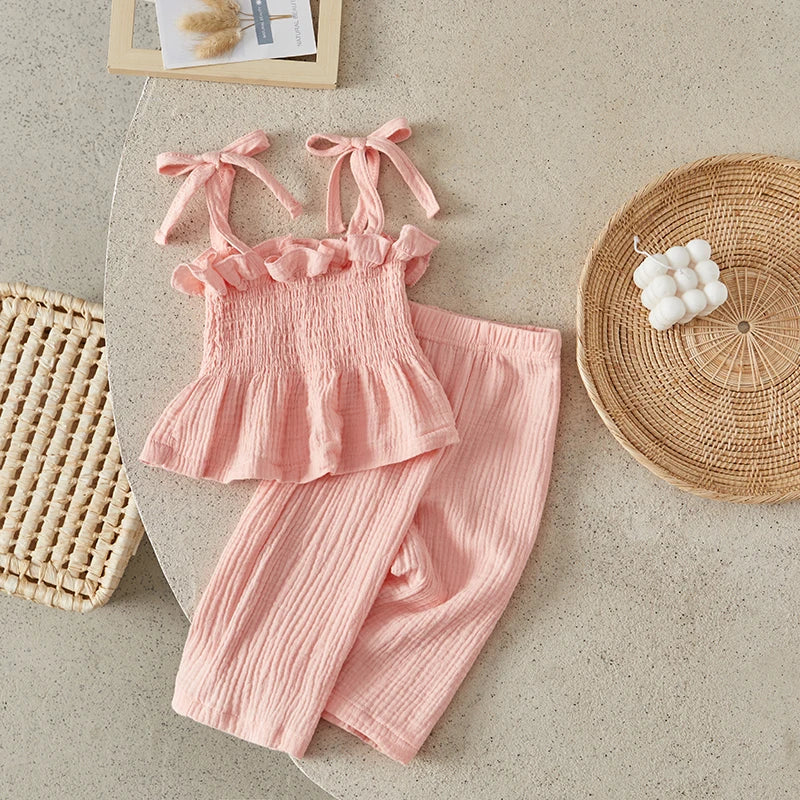 Tie-up Camisole & Trousers Set