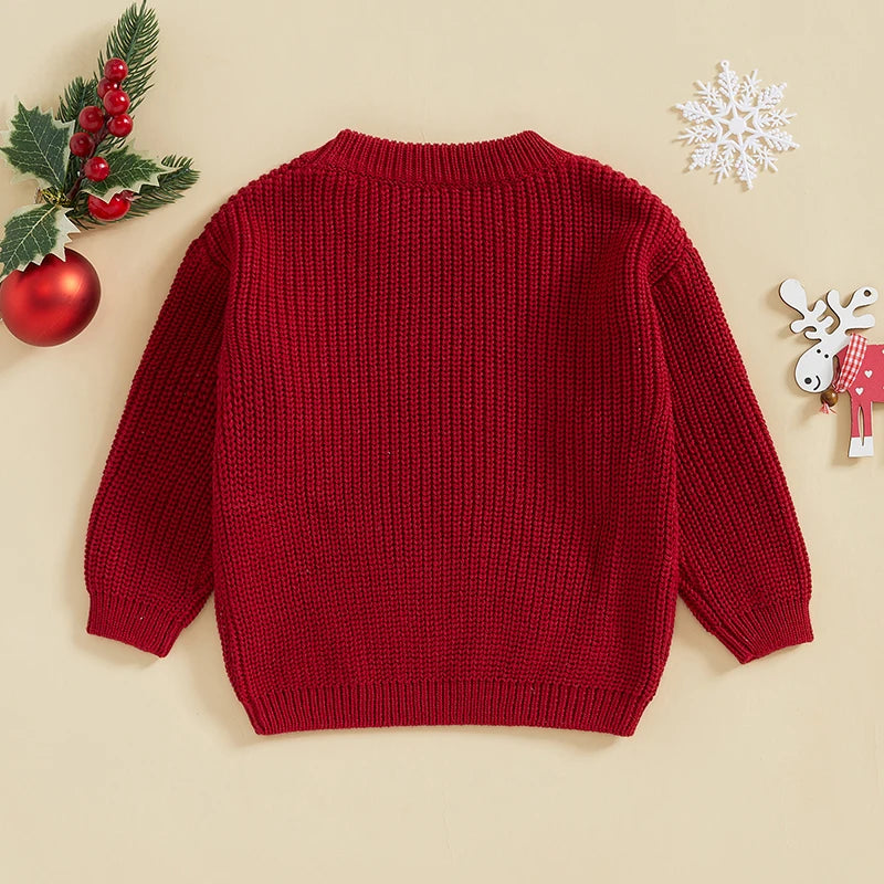 Holly Jolly Embroidery Jumper