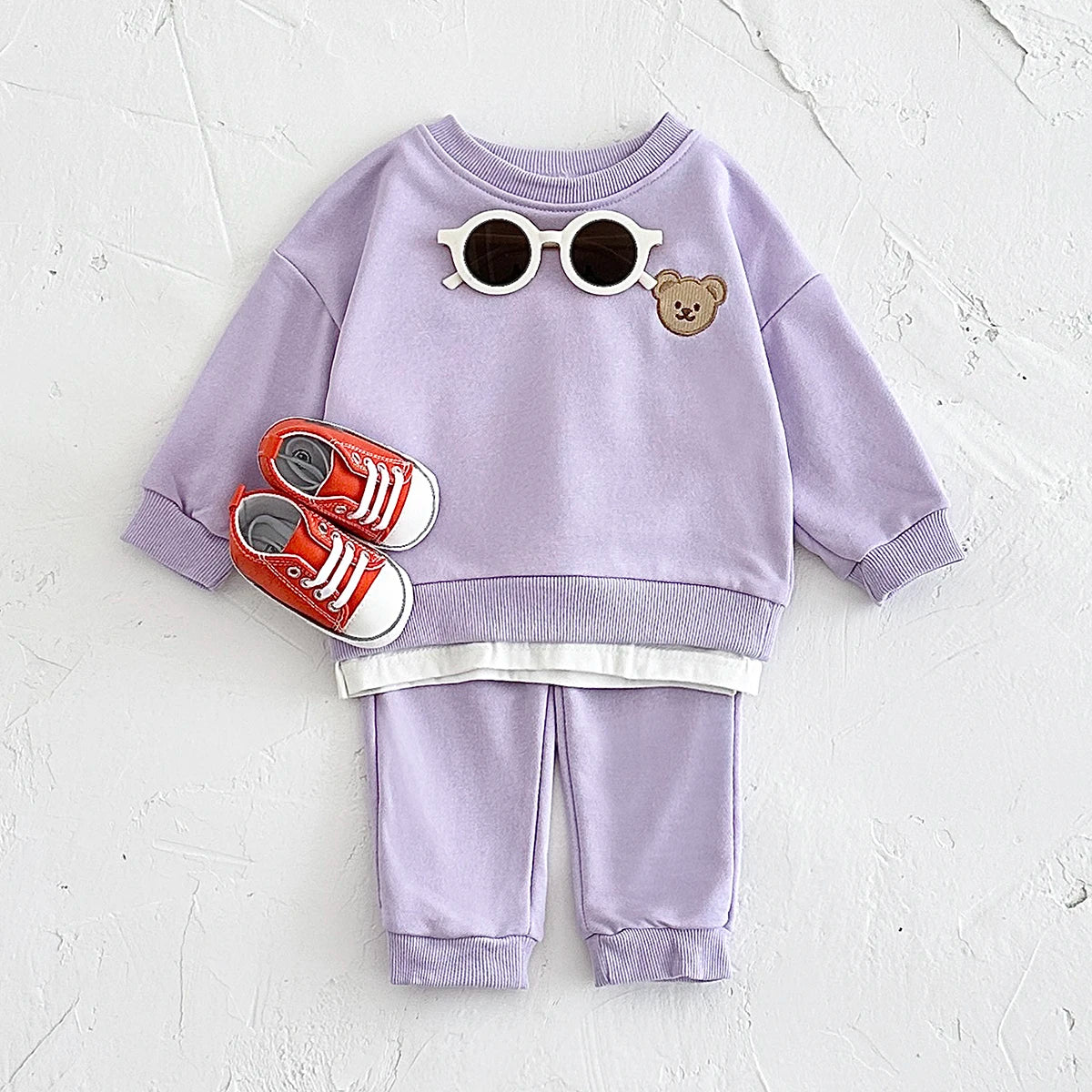 Embroidered Bear Tracksuit