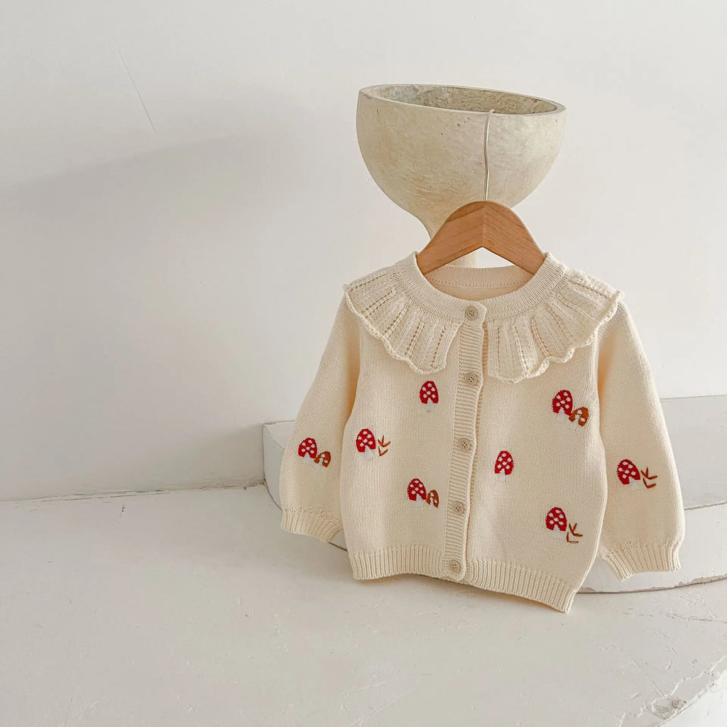 Toadstool Peter Pan Collar Knitted Cardigan