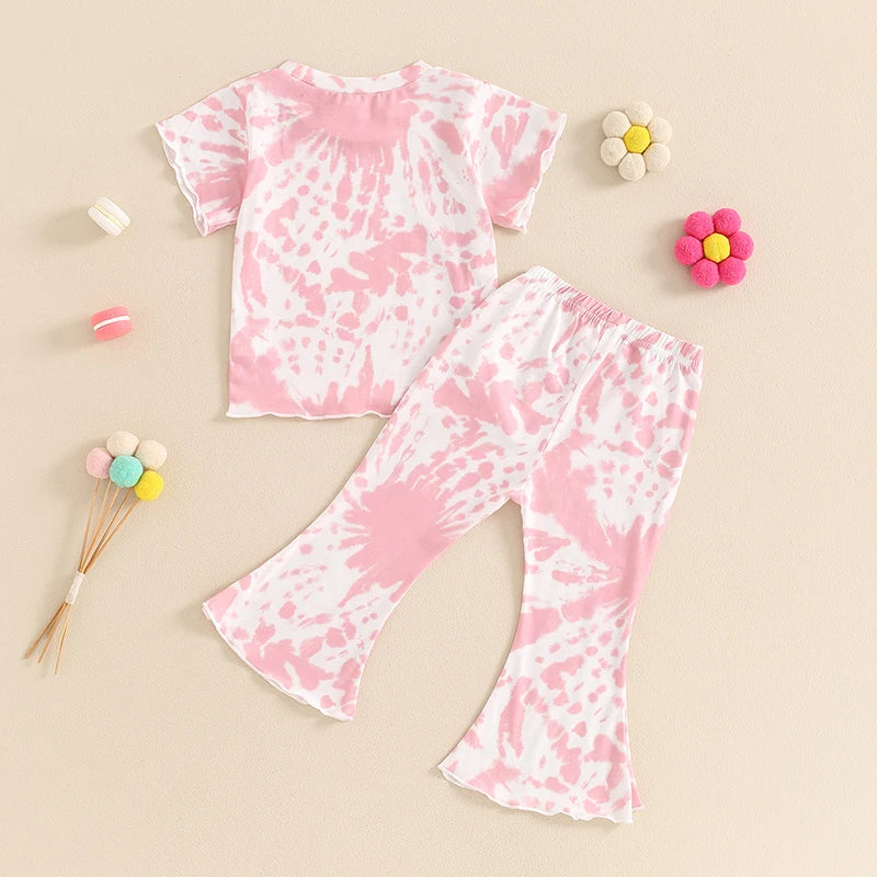 Tie-Dye Flares Set