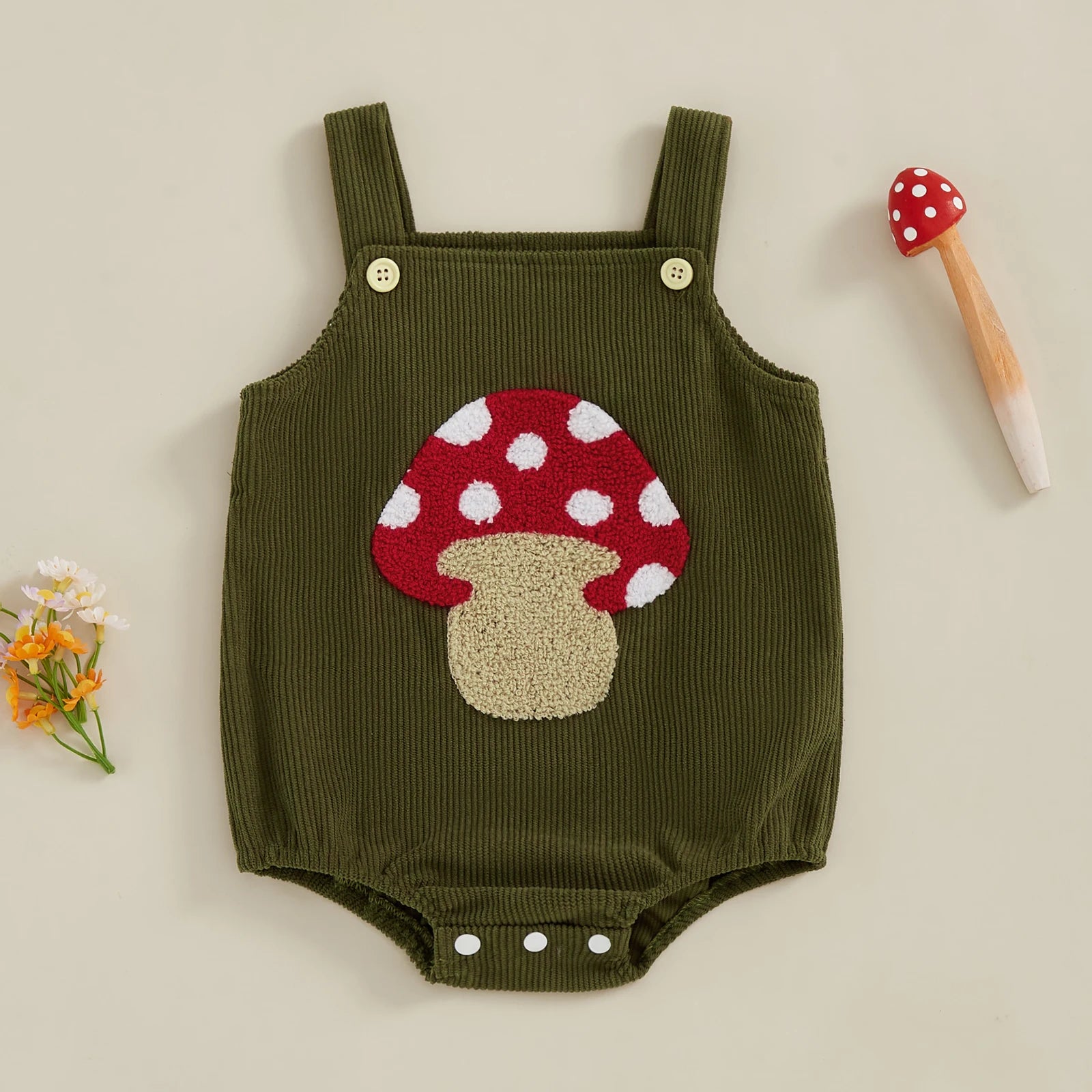 Micro Garden Corduroy Romper