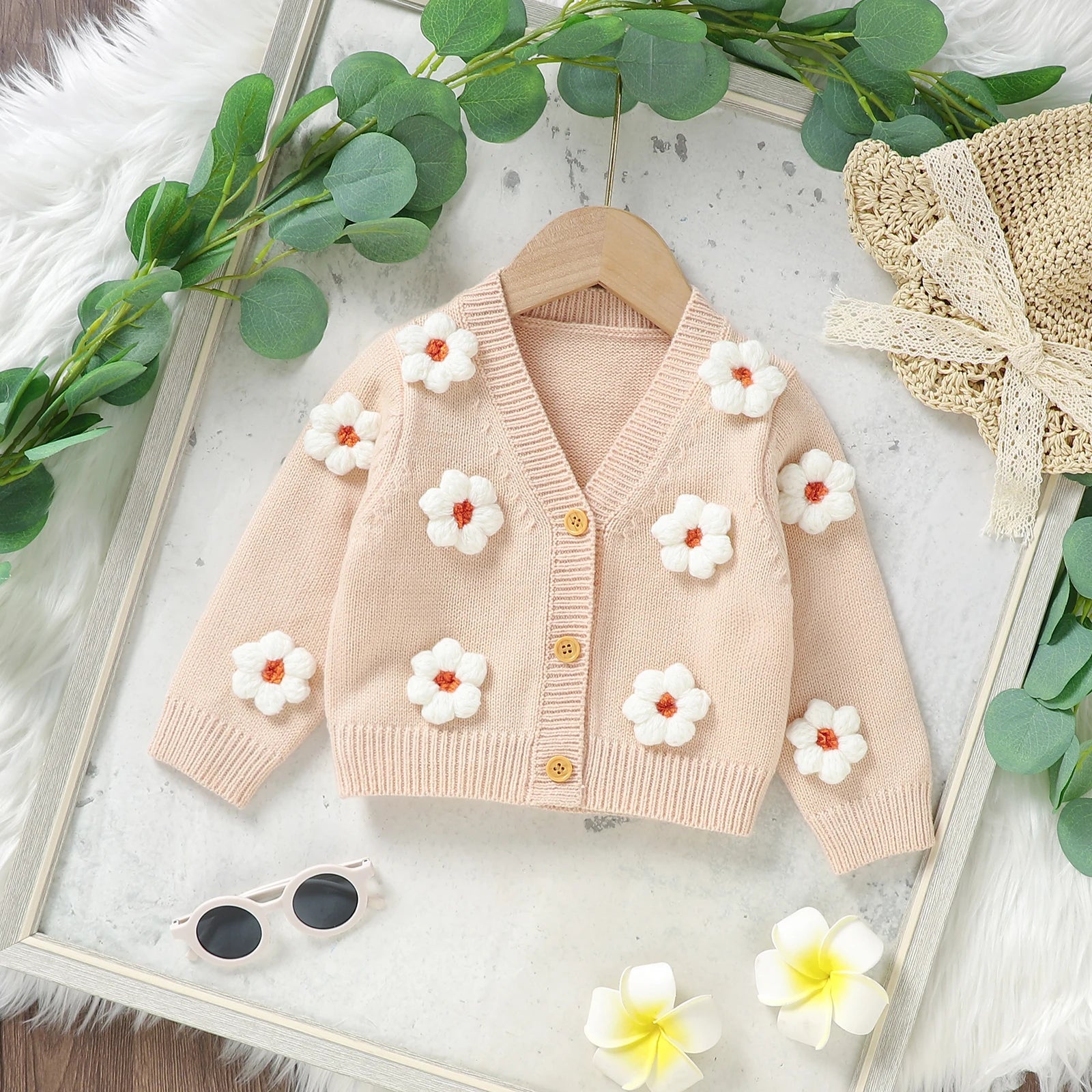 Crochet Daisy Cardigan