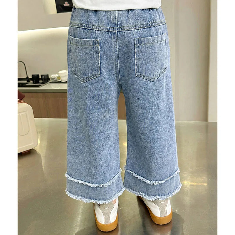 Frayed Love Heart Jeans