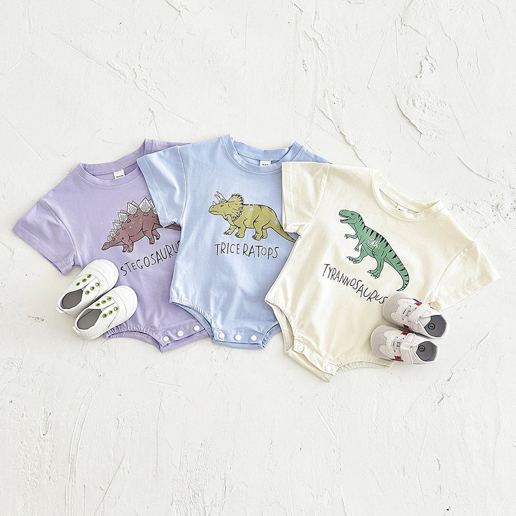 Summer Dinosaur Romper