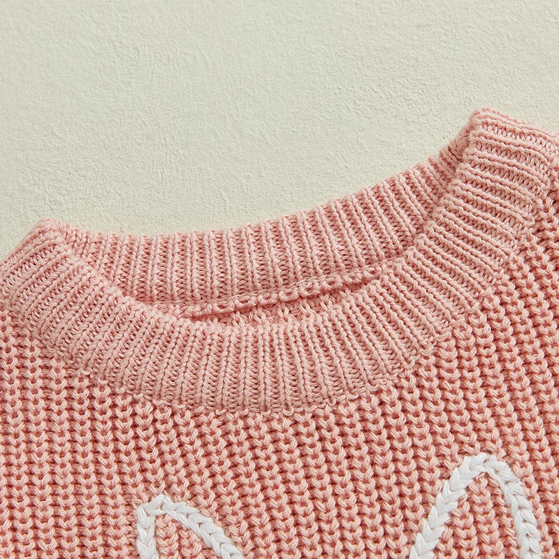 Daisy Chain Embroidery Bunny Pullover