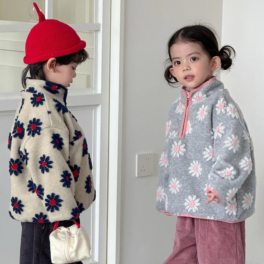 Retro Daisy Teddy Fleeces