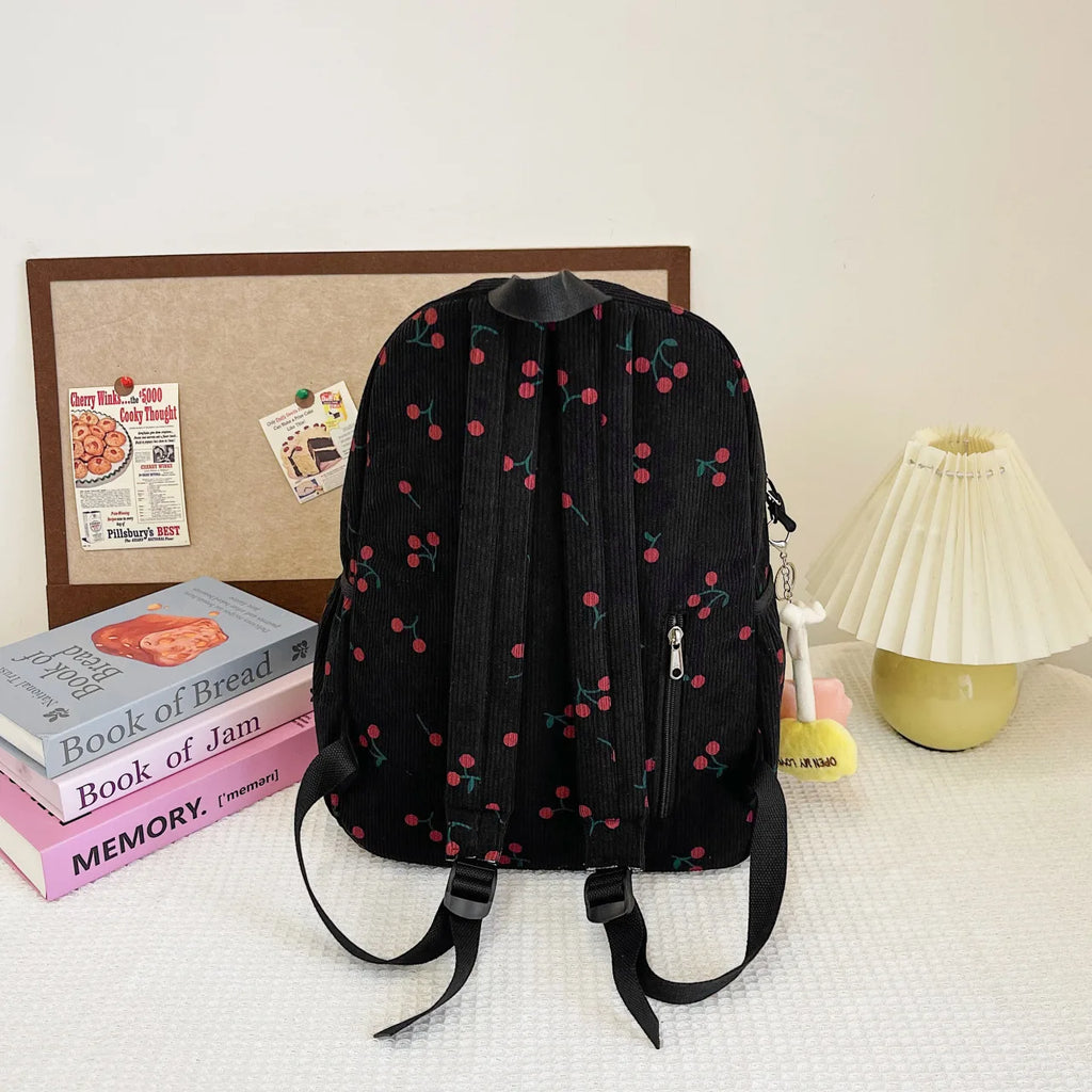 Personalised Corduroy Patterned Backpacks