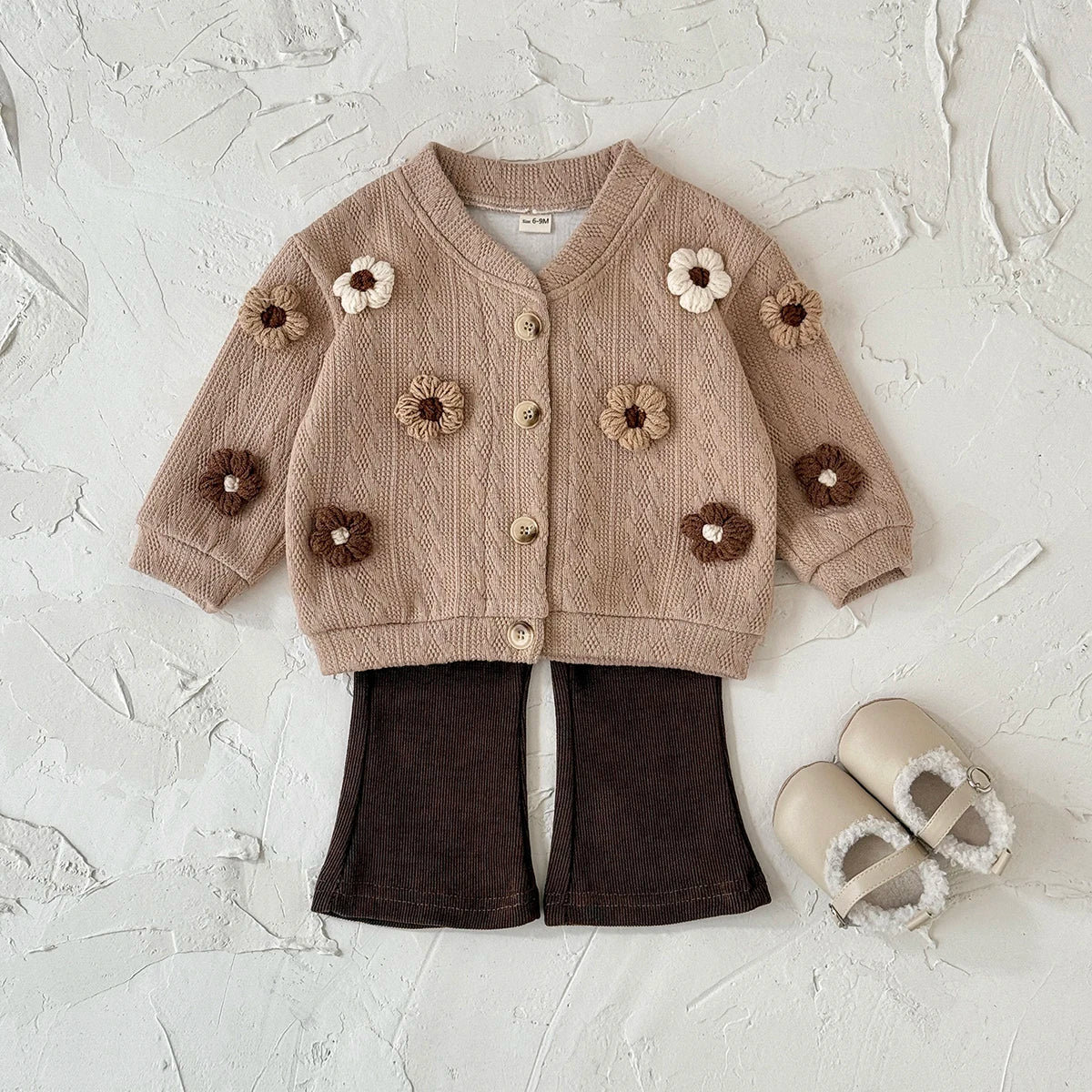 Neutral Wildflower Knit Co-Ord