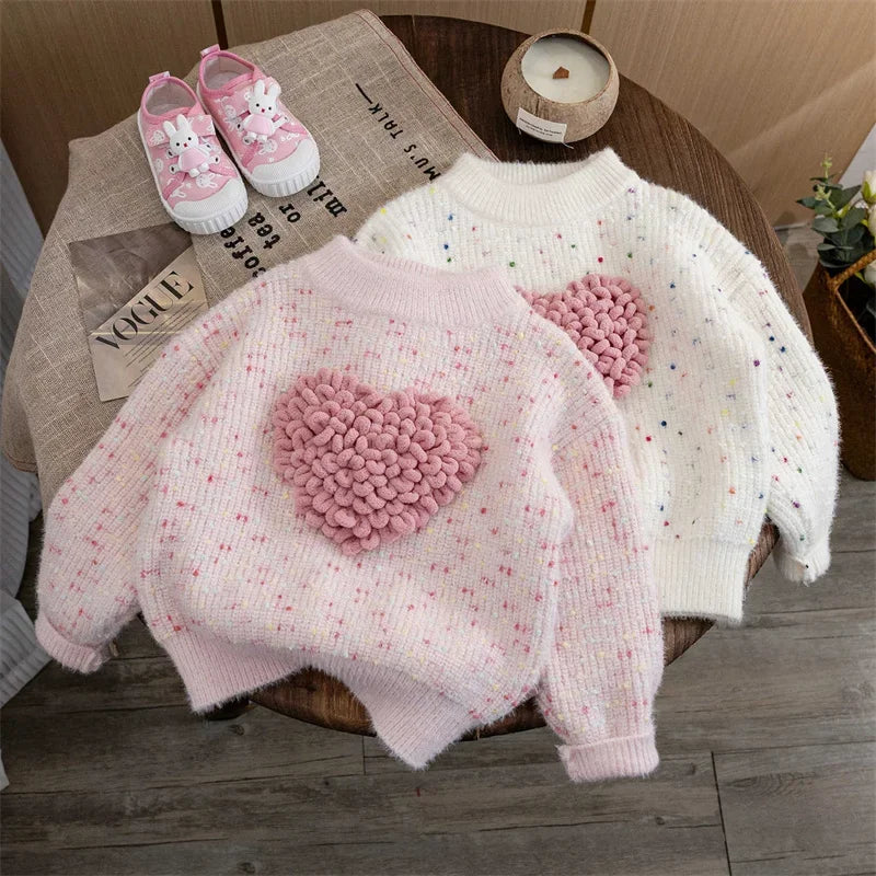 Fluffy Heart Jumper