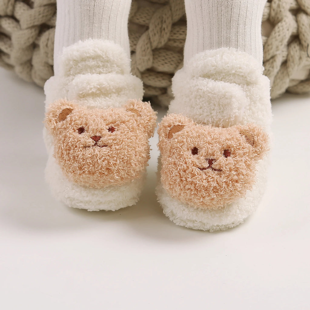 Fuzzy Bear Booties