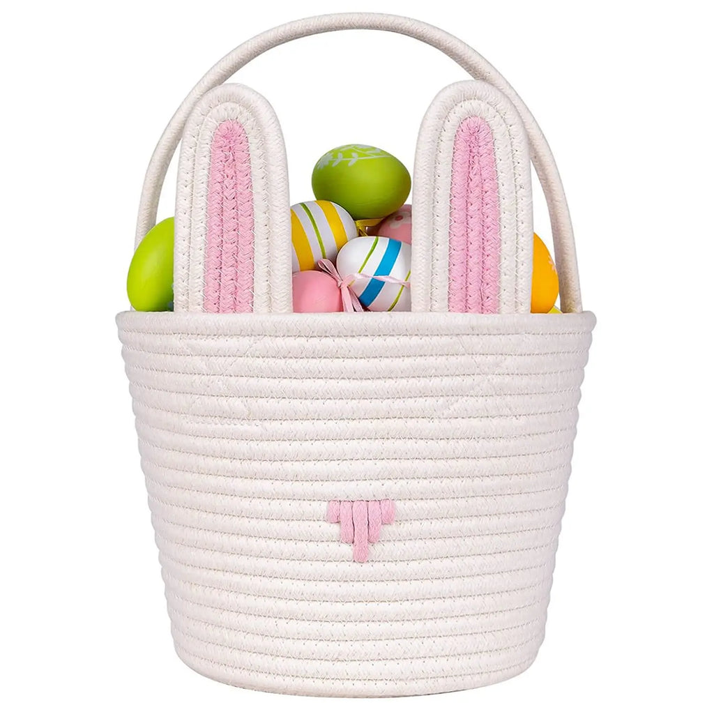 Personalised Easter Bunny Yarn Basket