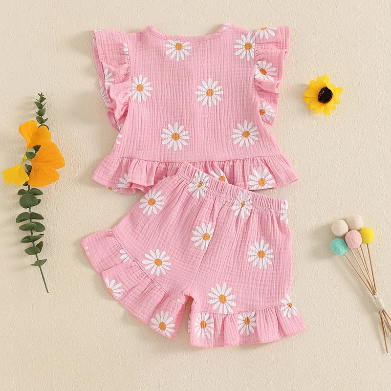 Pastel Daisy Print Set