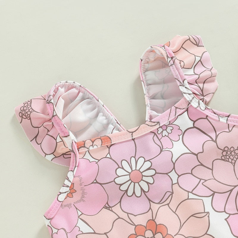 Pink Flower Power Swimsuit