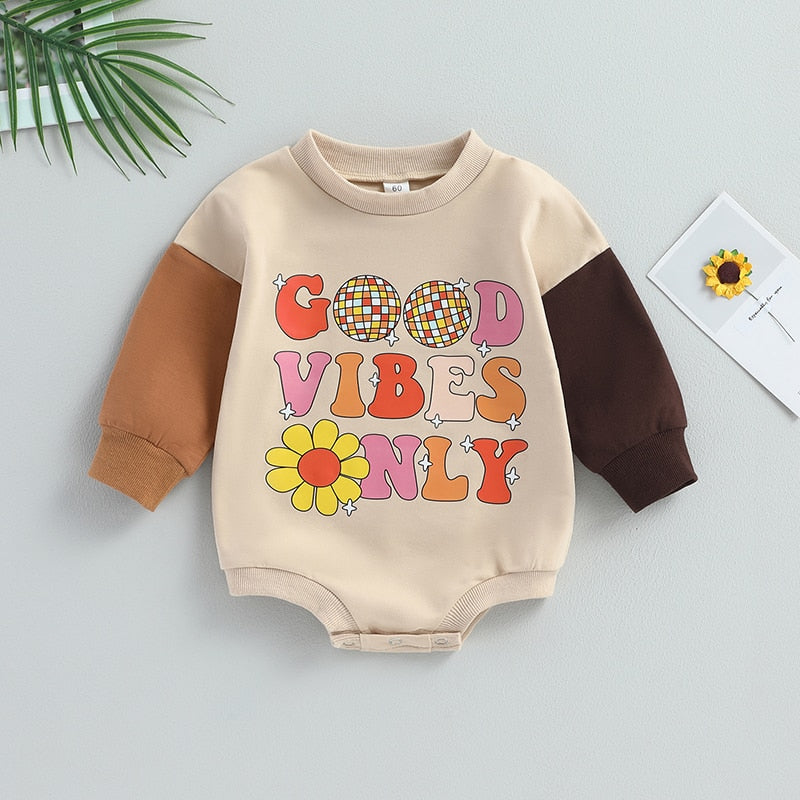 Good Vibes Only Two-Tone Romper