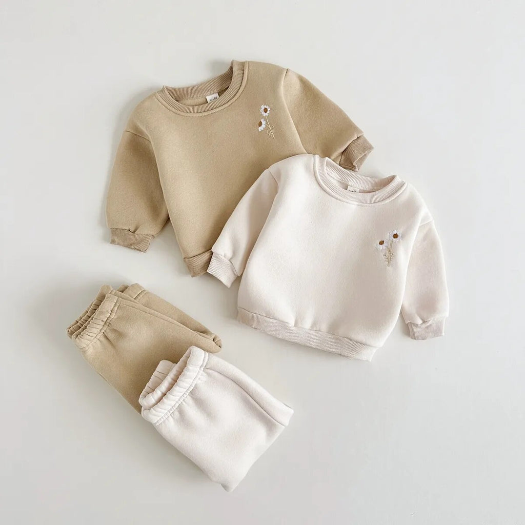 Little Daisy Embroidery Loungewear Set