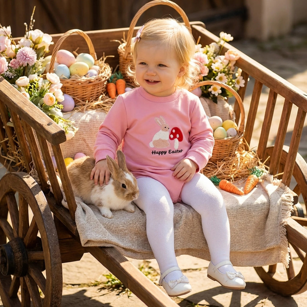Woodland Bunny & Toadstool Romper