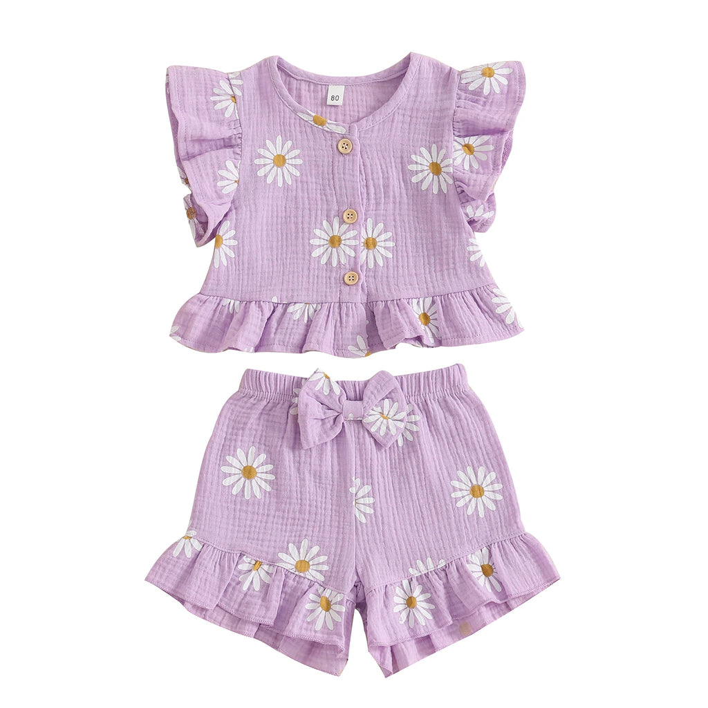 Pastel Daisy Print Set