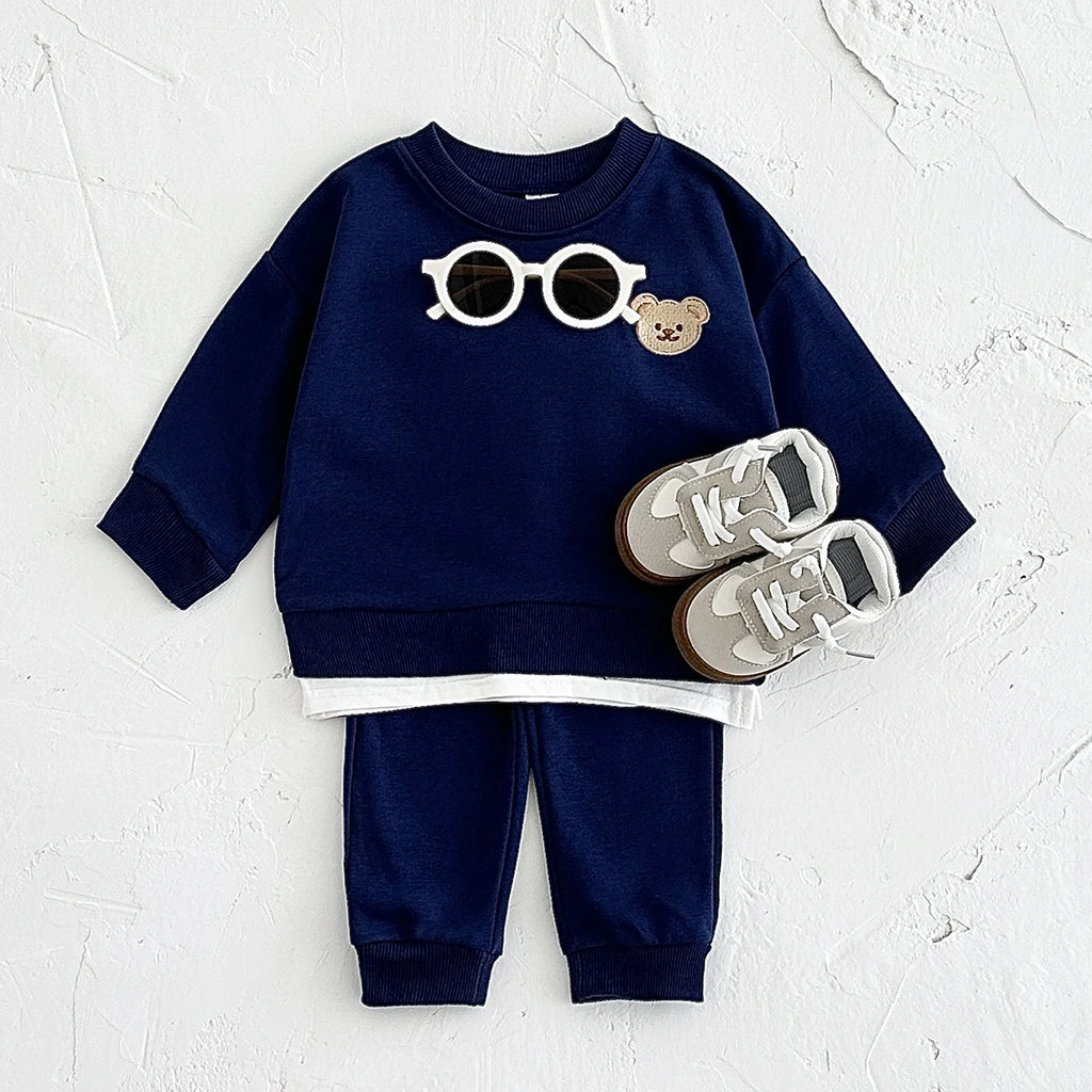 Embroidered Bear Tracksuit