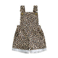 Leopard Print Dungarees