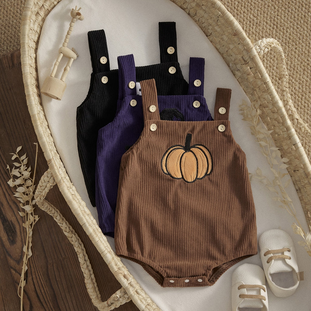 Halloween Corduroy Romper