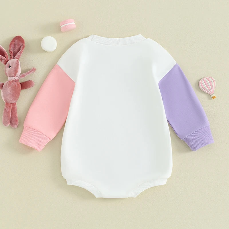 Hippity Hop Embroidery Romper