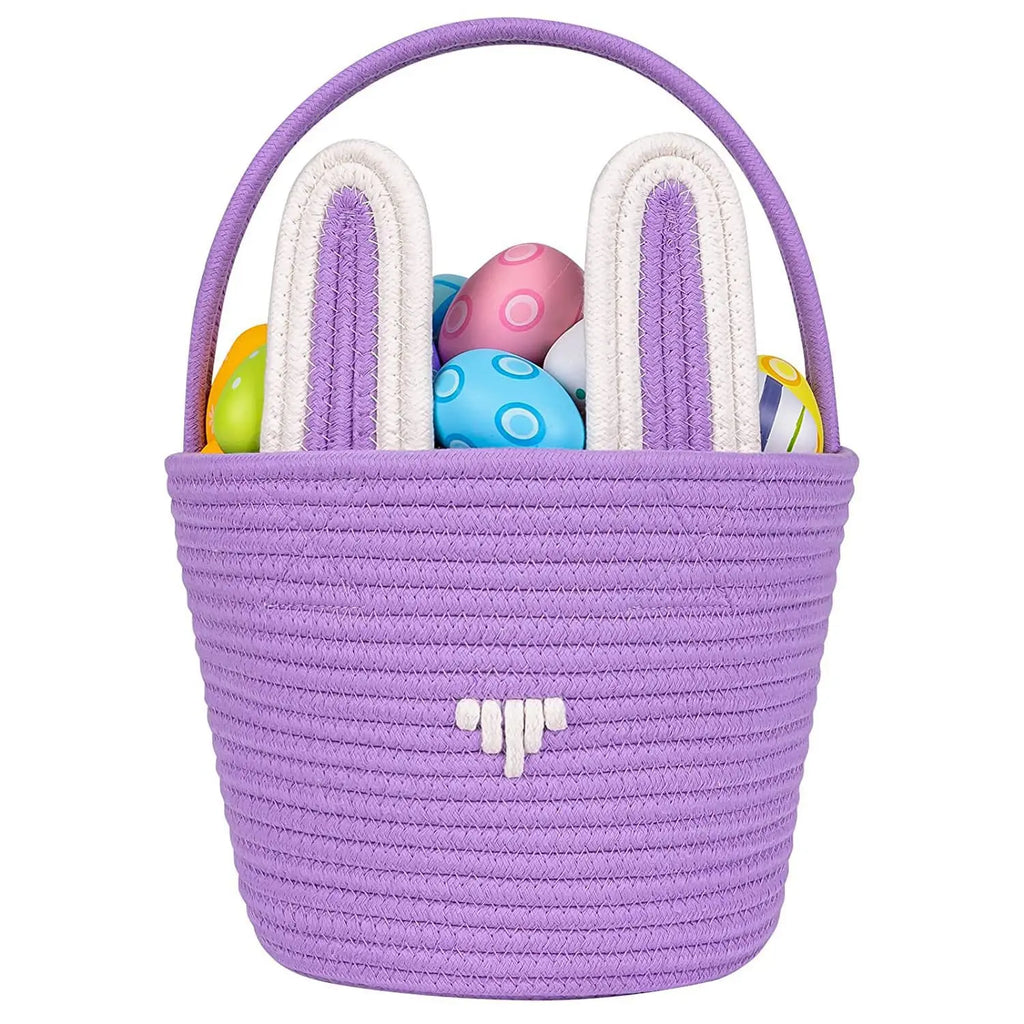 Personalised Easter Bunny Yarn Basket