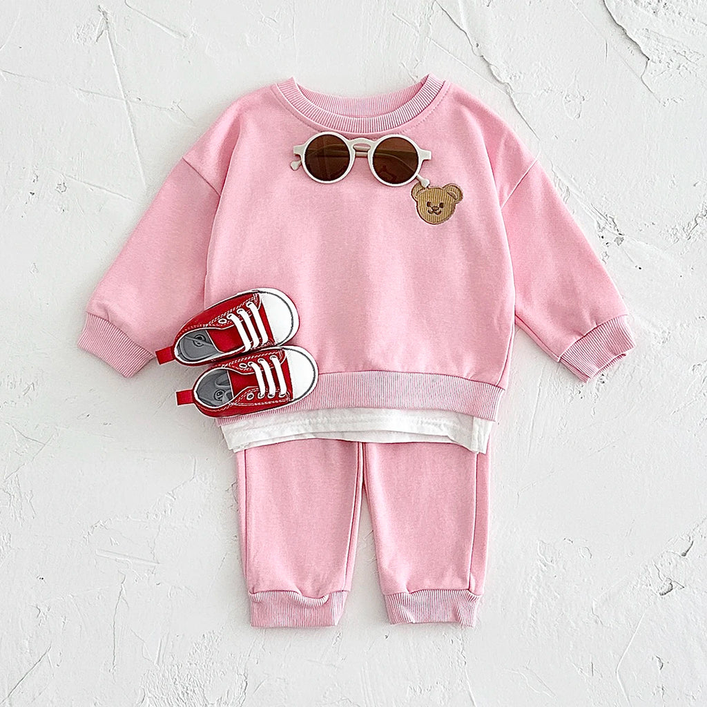 Embroidered Bear Tracksuit