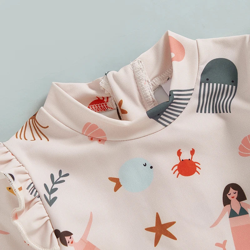 Under the Sea Ruffle Swimsuit