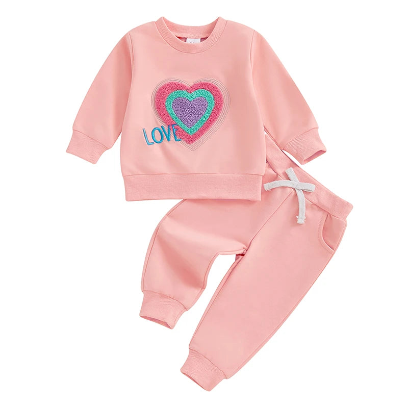 Retro Love Heart Tracksuit