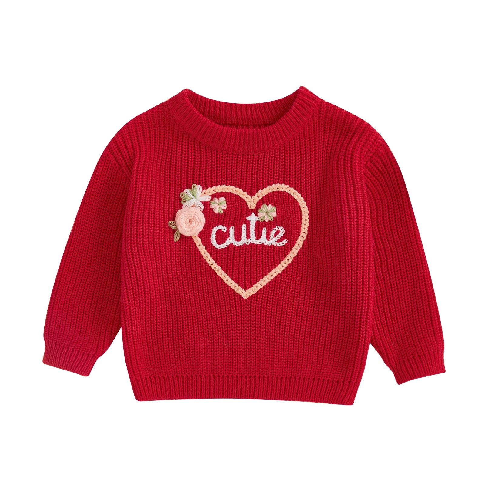 Cutie Embroidery Pullover