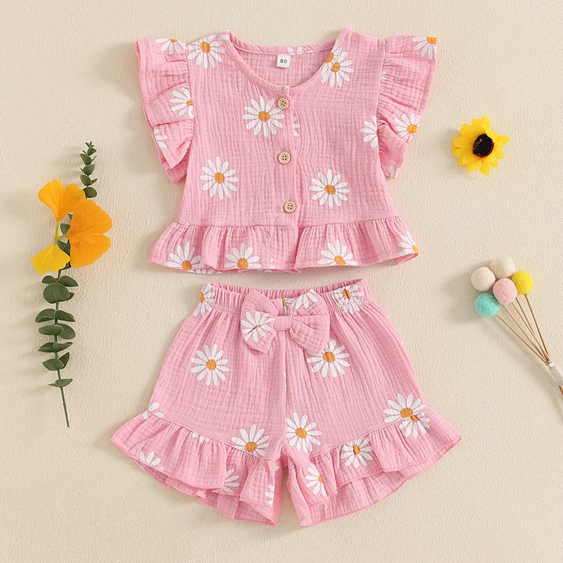 Pastel Daisy Print Set