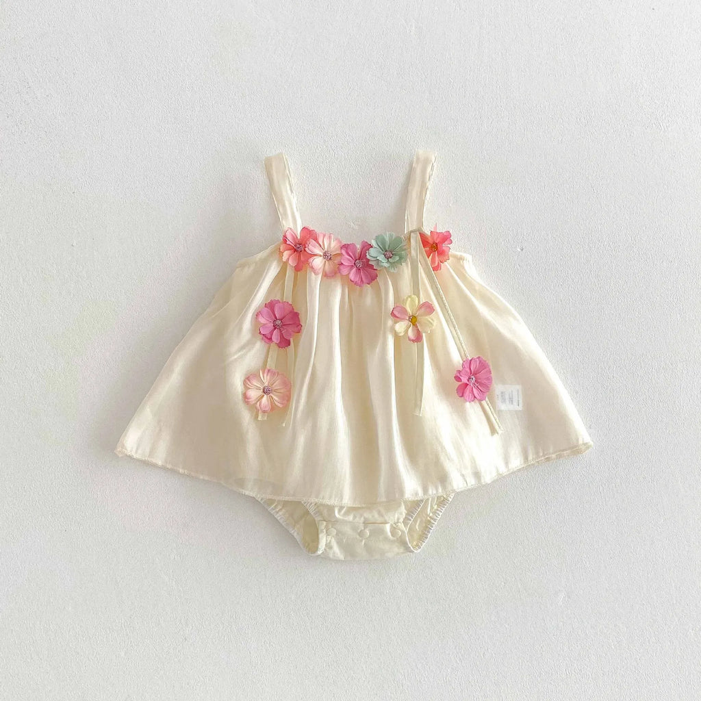 Enchanting 3D Flower Romper