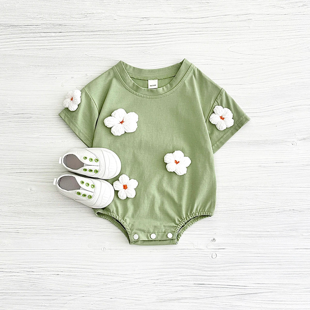 Crochet Flower Romper