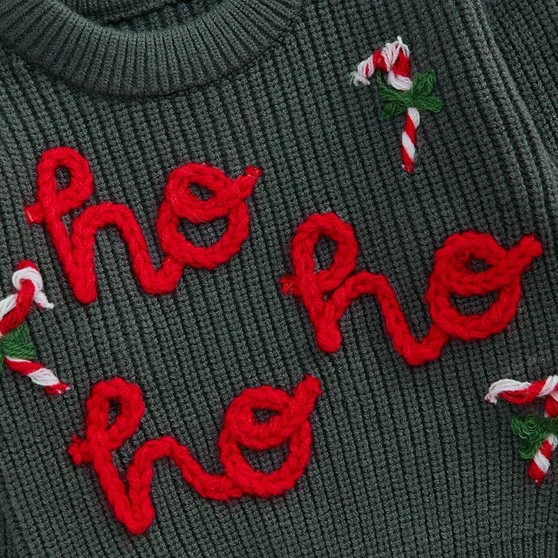 Ho Ho Ho Candy Cane Jumper