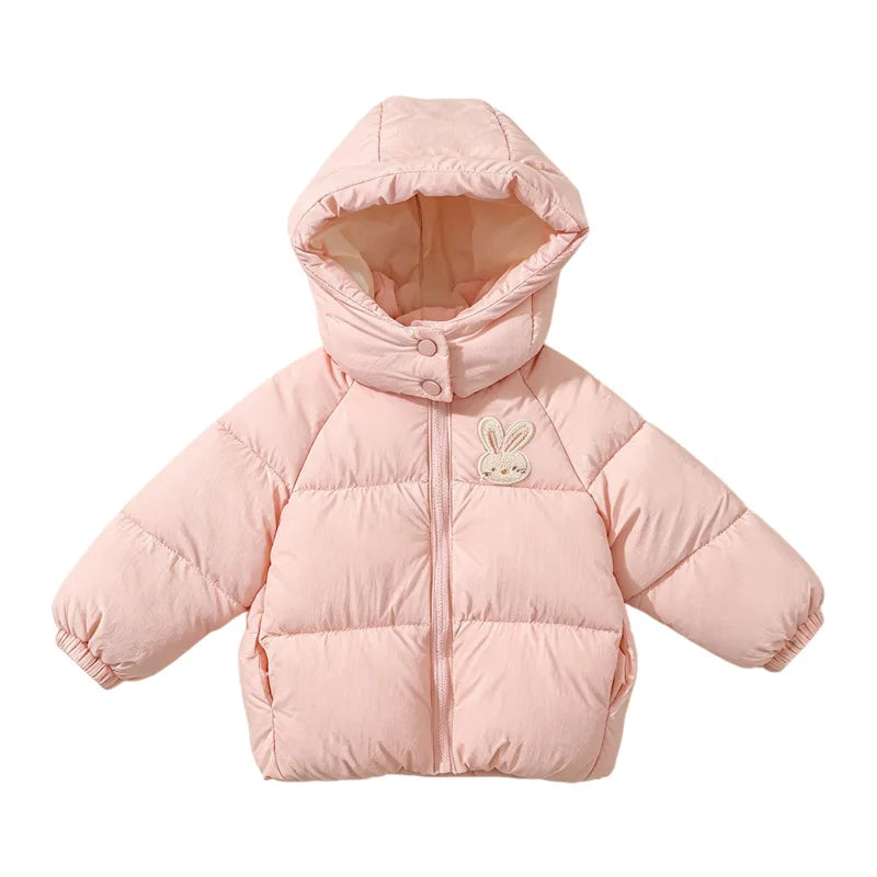 Pastel Bunny Puffer Jackets