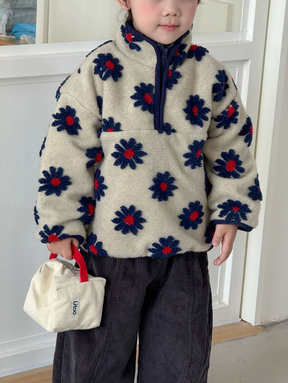 Retro Daisy Teddy Fleeces