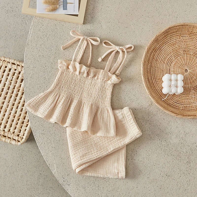 Tie-up Camisole & Trousers Set
