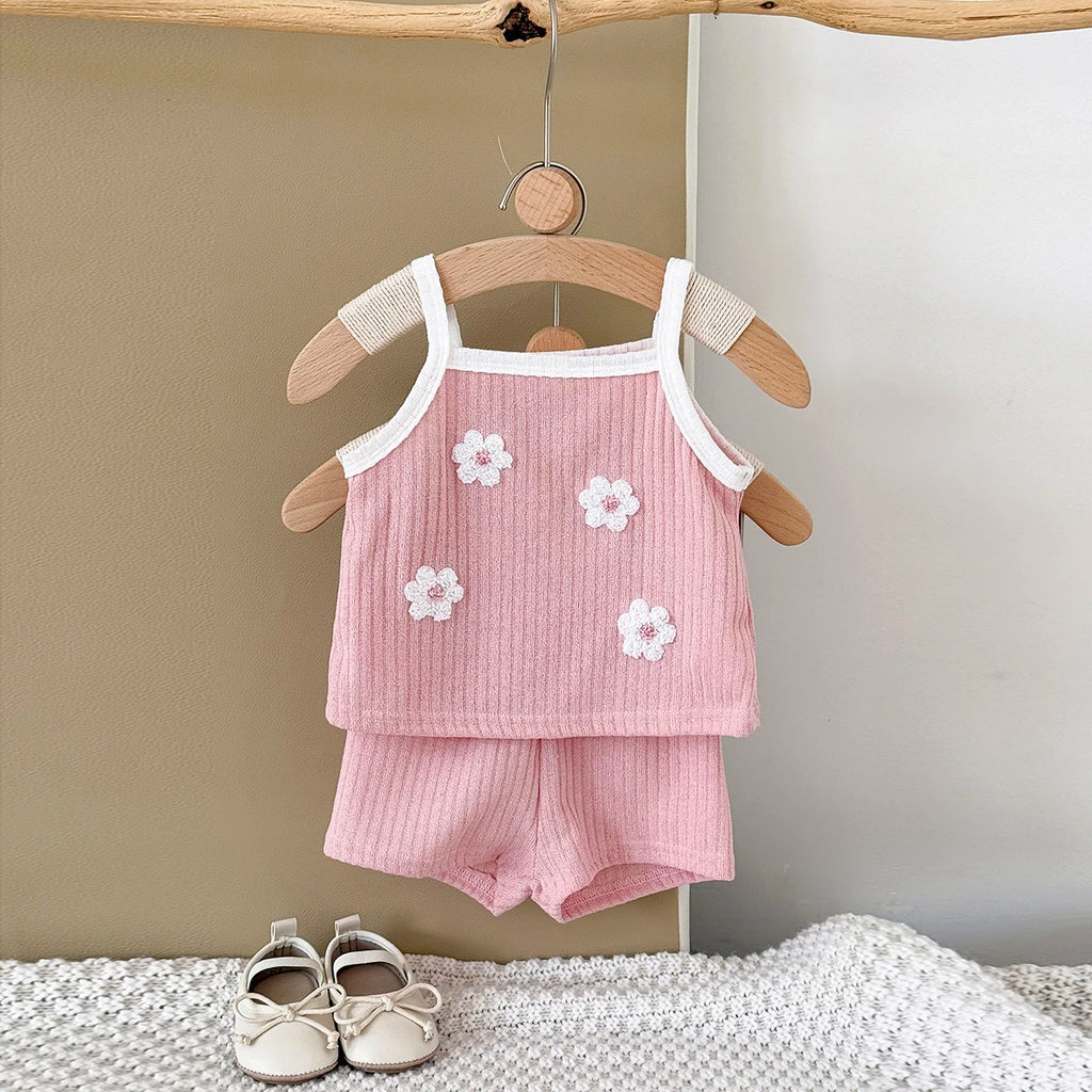Flower Patch Camisole Top & Shorts Set