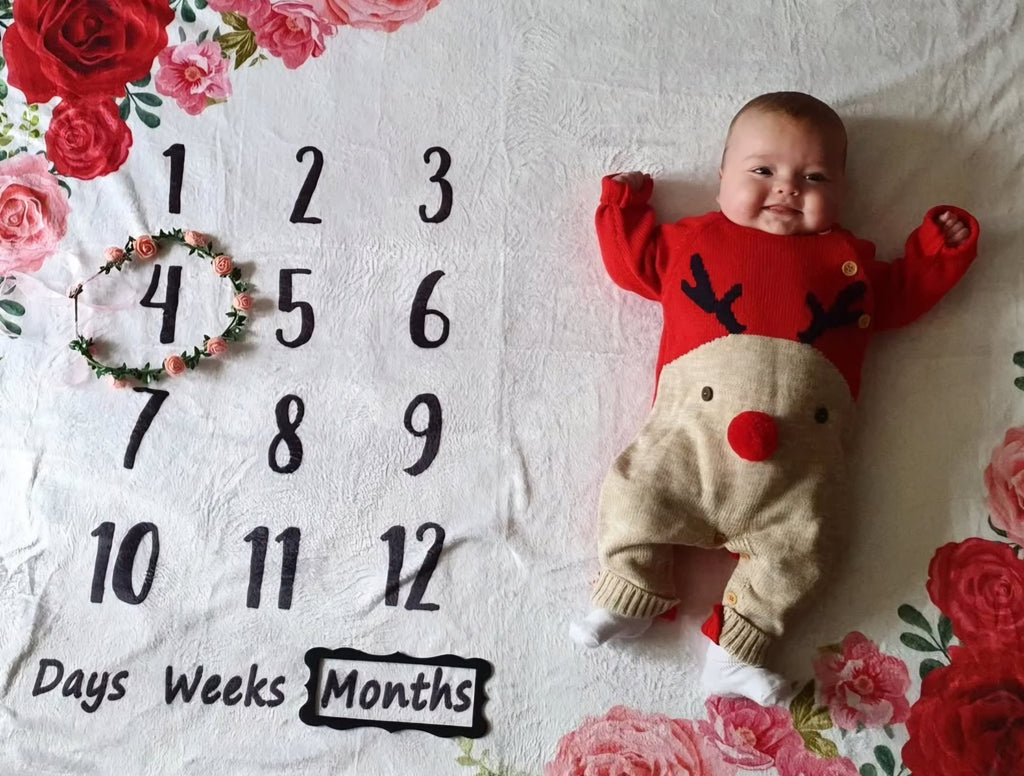 Rudolph Reindeer Knit Romper