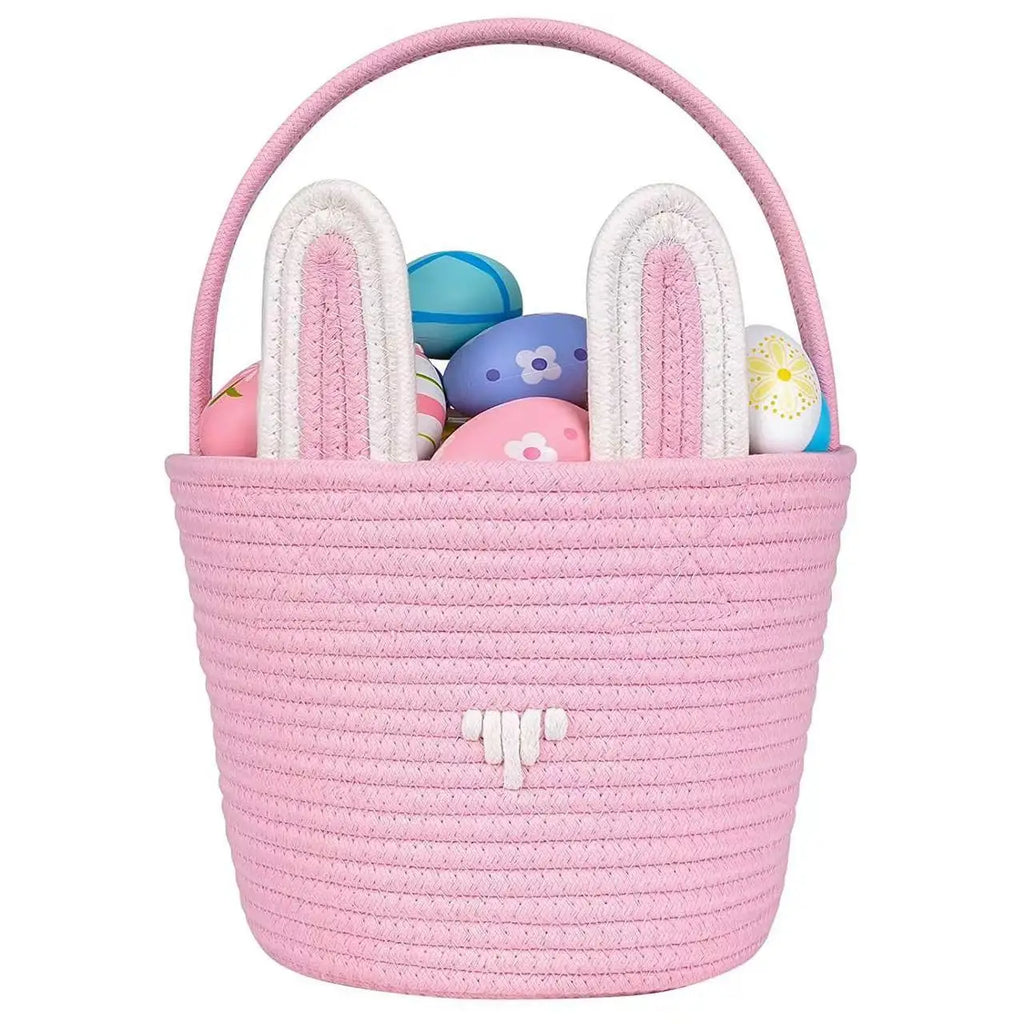 Personalised Easter Bunny Yarn Basket