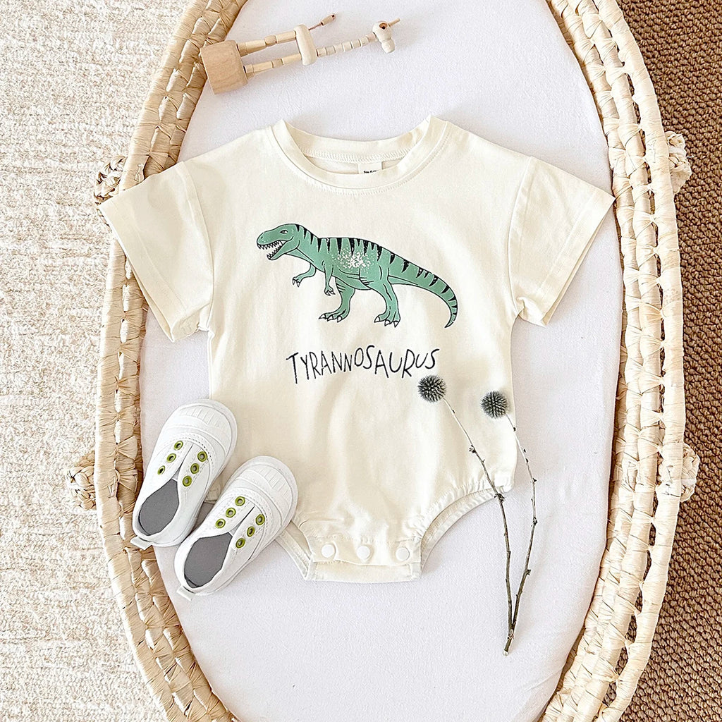 Summer Dinosaur Romper