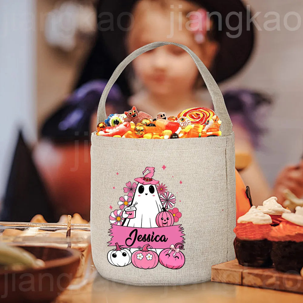 Personalised Trick or Treat Tote Bag