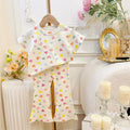 Heart Print Top & Flares Set