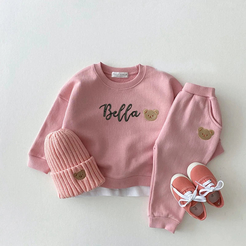 Personalised Embroidery Bear Tracksuit