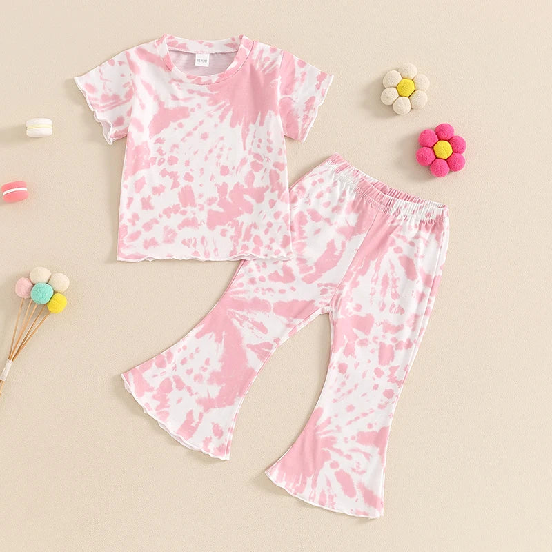 Tie-Dye Flares Set